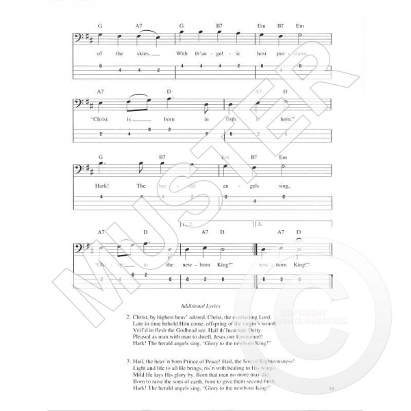 Christmas songs for bass