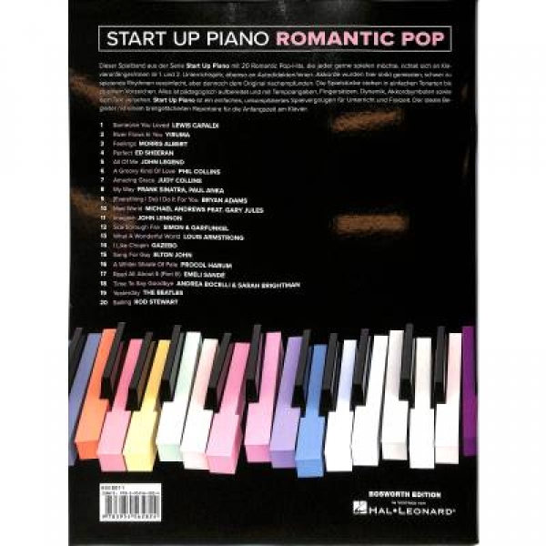 Start up Piano - Romantic Pop