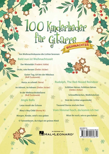100 Kinderlieder für Gitarre - Weihnachten