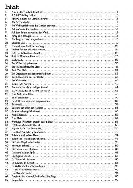 100 Kinderlieder für Klavier - Weihnachten
