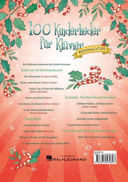 100 Kinderlieder für Klavier - Weihnachten