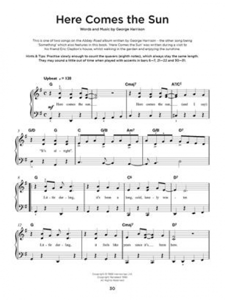Really Easy Piano: 40 Beatles Hits