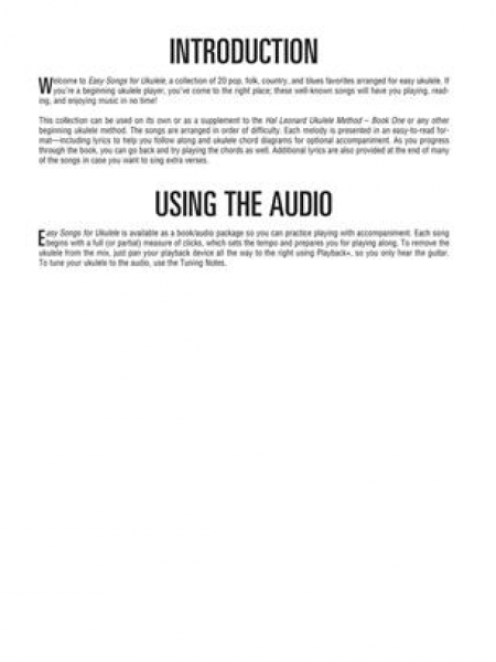 Easy Songs for Ukulele