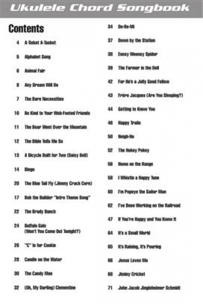 Children's Songs Ukulele