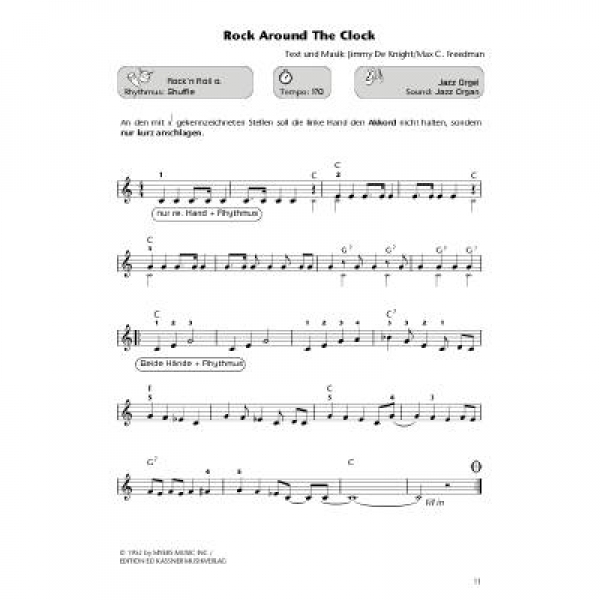 Die Taste 5 Keyboardschule