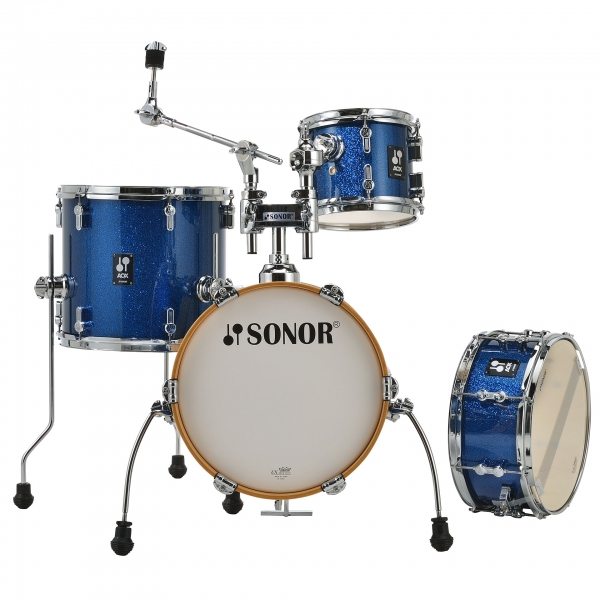Sonor AQX 14" Blue Ocean Sparkle Micro Shell Set
