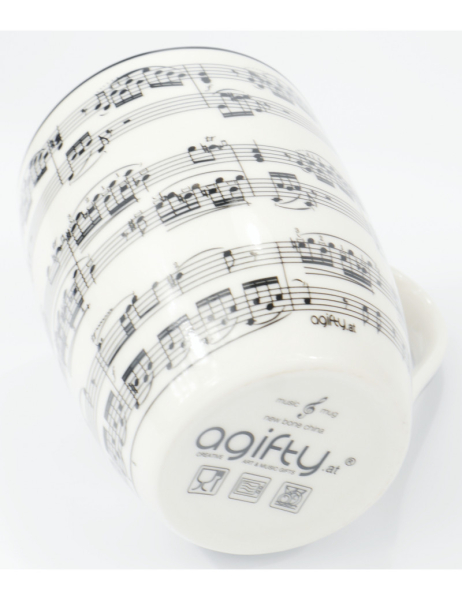 Tasse Notenzeilen